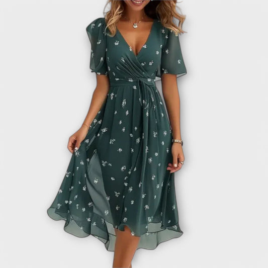 FRANCESCA - Abito da donna con scollo a V